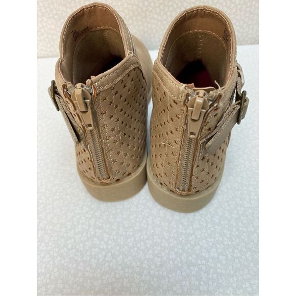 Blowfish Malibu GIRLS SIZE 1 Keeping Up-k Ankle Boot in Light Taupe Willow - Picture 4 of 13